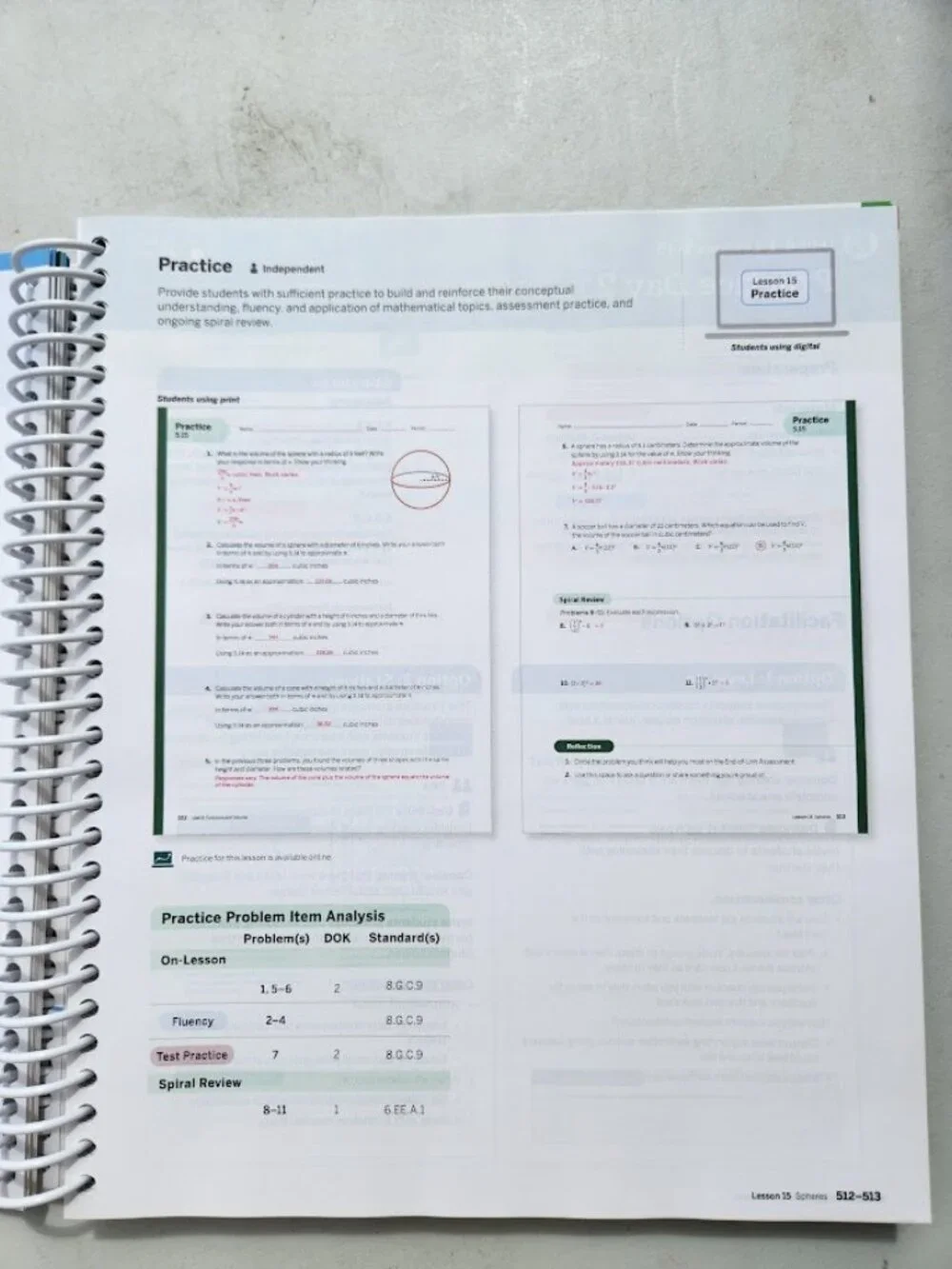 Amplify Desmos Math Grade 8 Volume 2 California Teacher Edition Book Answer Answ